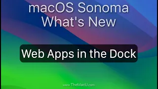 How to make any website an App on your dock in macOS Sonoma!