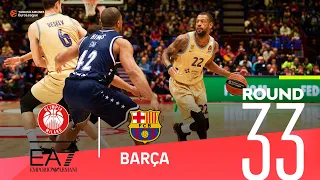 Milan runs past Barcelona! | Round 33, Highlights | Turkish Airlines EuroLeague