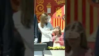 Queen Letizia sangat sayang kepada Infanta Sofia 🤧💞 #spain #royalfamily