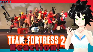 REACTING to TEAM FORTRESS 2 CHARACTERS! (pt.1)
