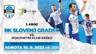 01. KROG - 1.A DRL - MOŠKI (2022/23): RK SLOVENJ GRADEC 2011 : RK KRŠKO [PRENOS]