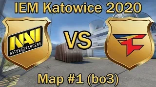 НАВИ и ФЕЙЗ в БОЮ за ПЛЕЙОФФ | Navi vs Faze Clan Map #1 bo3 Nuke | IEM Katowice 2020 by Neosporimiy