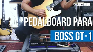 O PEDALBOARD PERFEITO PARA A BOSS GT-1 - BCB-30X COM RICARDO MARINS