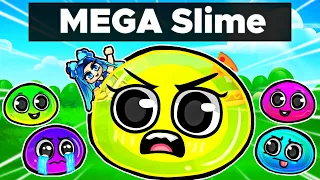 Becoming the BIGGEST MEGA Slime in Roblox!