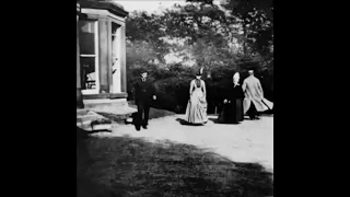 "Roundhay Garden Scene" - Louis Le Prince, England 14 October 1888 - BW (black & white)