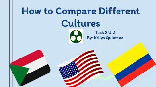 HOW TO COMPARE DIFFERENT CULTURES