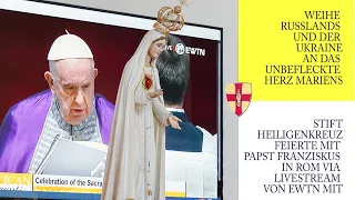 Stift Heiligenkreuz betet mit Papst Franziskus um den Frieden