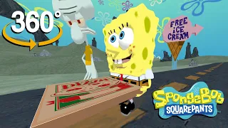 Spongebob Squarepants! - 360°  - Krusty Krab Pizza! (The First 3D VR Game Experience!)