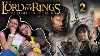 BESTIES CRYING😭Lord of the Rings:The Return of the King FIRST TIME WATCHING REACTION Extended Part 2