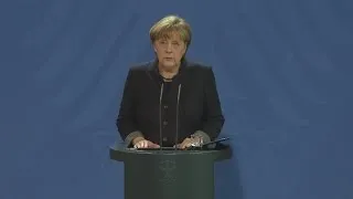 Angela Merkel "shocked and saddened" by Berlin market attack