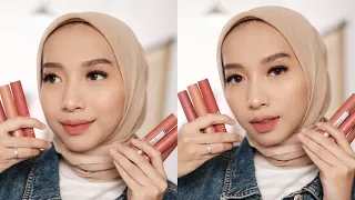 WARDAH VELVET MATTE LIP MOUSSE EARTHY TONE!!! SEBAGUS ITU?!!! || FATHI NRM