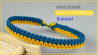 Easy macrame bracelet for beginners | Simple macrame bracelet tutorial | Bracelet handmade tutorial