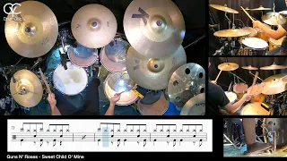 Sweet Child O' Mine - Guns N' Roses / Drum Cover By CYC ( @cycdrumusic  ) score & sheet music