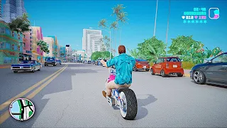 GTA- Vice City NEW 2020 Next-Gen.. 4k 60fps Gameplay! Ray Tracing Graphics [GTA 5 PC Mod]