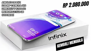 Brand Lain Ketar-Ketir! RAM 12+512 GB, Amoled 144 Hz, Dimensity 8200 5G,  - Hp INFINIX Terbaru 2024