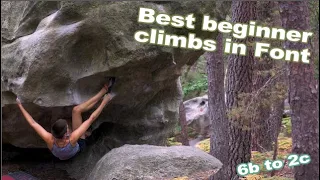 Great Beginner Climbs in Bois Rond: Fontainebleau