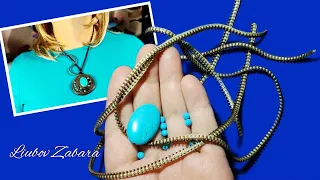 УКРАШЕНИЕ из МОЛНИЙ в стиле БОХО.BOHO style METAL ZIPPER DECORATION. Куда использовать старые молнии