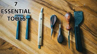 7 Leather Tools You ABSOLUTELY NEED To Get Started In Leatherwork // Will Hodges