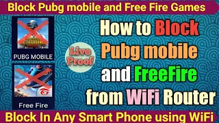 How to block Pubg mobile and Free Fire game