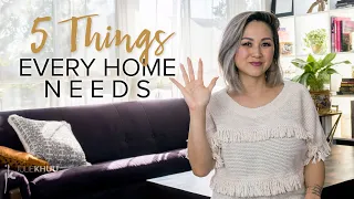 DESIGN HACKS! 5 Things Every Home Needs | Julie Khuu