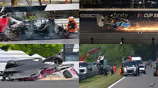 Biggest Motorsport Crashes Of 2023 Part 1 Of 3