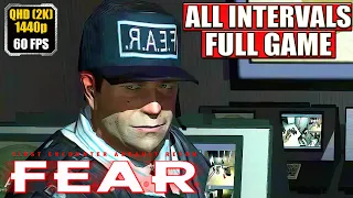 FEAR Gameplay Walkthrough [Full Game - All Cutscenes Longplay] No Commentary [1440p PC 60FPS]