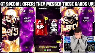 GOLDEN TICKET SPECIAL OFFER! EA MESSED THESE GOLDEN TICKETS UP!