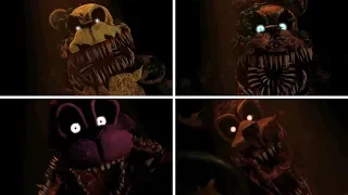FNAF TWISTED ANIMATRONICS JUMPSCARES (FIVE NIGHTS AT FREDDY'S)