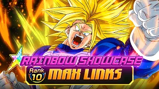 THE GOATS POWER IS MAXIMUM! TEQ SUPER TRUNKS MAX LINKS RAINBOW 200% SHOWCASE! [Dokkan Battle]