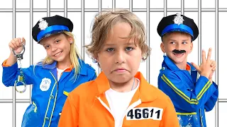 Eva and Police Adventures and Escape Challenge for kids