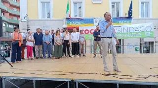 Comizio di chiusura del candidato sindaco Ilario Cocciola 24 06 2022