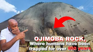 Ojimoba rock where people have been trapped for over 800 years