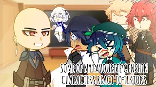 Some of my favourite genshin characters react to tiktoks |Male MC|
