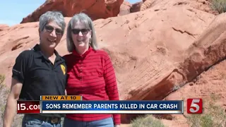 Sons remember parents who were killed in Montgomery Co. car crash