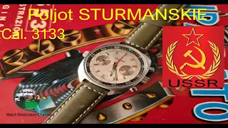 USSR Poljot Sturmanskie Chronograph Watch Service