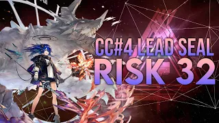 [Arknights] CC#4 Lead Seal, Perma Map Max Risk, Risk 32 (No Bibeak)