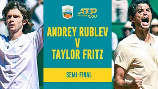 Andrey Rublev vs Taylor Fritz Semi-Final Highlights | Rolex Monte Carlo Masters 2023