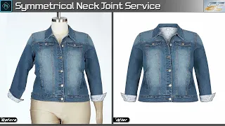 Symmetrical Neck Joint Service | Ghost Mannequin | Neck Joint | Invisible Mannequin