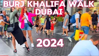 Burj khalifa dubai || amazing night life || walk around 13 May 2024 beautiful view || #4k #travel