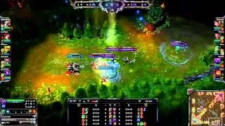 Miss Fortune lvl 1 pentakill Gank goes wrong MF gets feed LoL