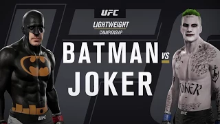 Batman vs. Joker (Rematch) - EA Sports UFC 2 - Crazy UFC 👊🤪