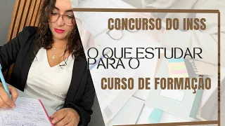 Saiba o que estudar para o curso de formação do INSS #concursodoinss