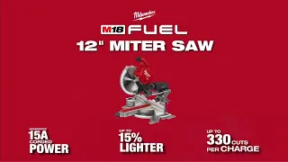 Milwaukee® M18 FUEL™ 12” Dual Bevel Sliding Compound Miter Saw w/ ONE-KEY™