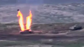 Знищення азербайджанських танків і живої сили - відео Міноборони Вірменії