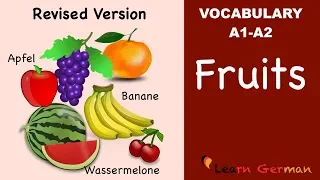 Learn German | German Vocabulary | Obst | Fruits in German | A1 | A2