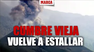 El volcán de Cumbre Vieja vuelve a estallar