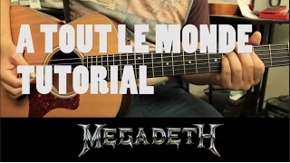 Como tocar " A Tout Le Monde" de Megadeth - Tutorial Guitarra (HD)