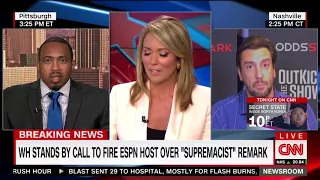 Clay Travis stuns CNN host when he says he believes in two things: the First Amendment and Boobs