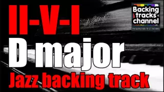 II-V-I Jazz Guitar Backing Track in D