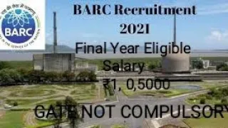 BARC RECRUITMENT 2022 IN THE DEPARTMENT OF ATOMIC ENERGY